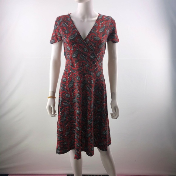 Paisley Dress Medium Multicolor Knee Length - Picture 1 of 8